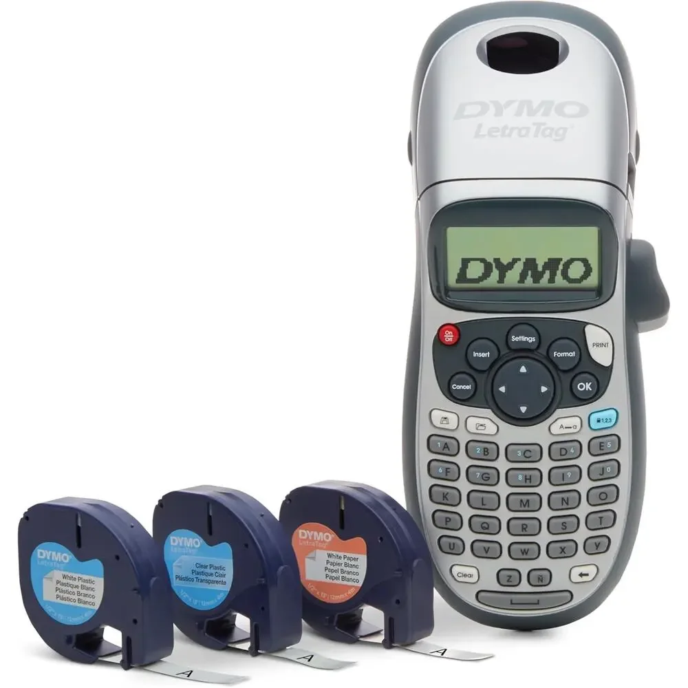 DYMO Label Maker Machine with Tape - 100H LetraTag Handheld